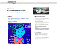 Tablet Screenshot of gymnasium-puchheim.de